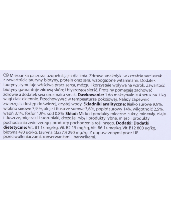 BEAPHAR Kitty's Mix - witaminowy przysmak o kształtach myszek  rybek i serduszek 180szt