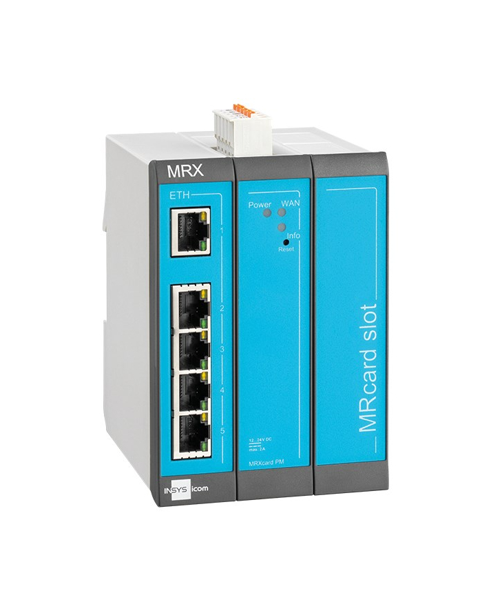 INSYS icom MRX3 LAN  Modułowy router LAN-to-LAN główny