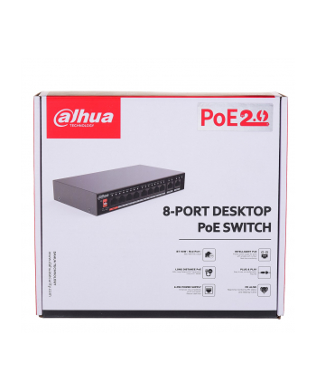 SWITCH POE PFS3010-8ET-96-V2 8-PORTOWY DAHUA