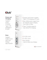 club 3d Stacja dokująca Club3D CSV-1568 (USB Gen2 Type-C Triple Display DP Alt mode + Displaylink™ Dynamic PD Charging Dock with 120 Watt PS) - nr 38