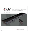 club 3d Stacja dokująca Club3D CSV-1564W100 (USB Type C 32 Gen1 Triple Display Dynamic PD Charging Dock 100W PD Power charger) - nr 7
