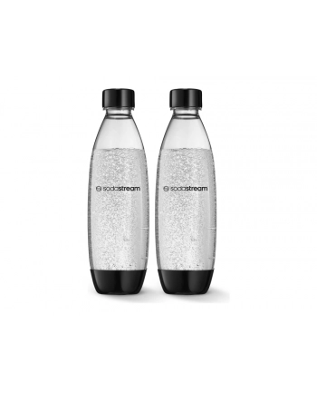 sodastream 1 Litrowe butelki Fuse - Czarne Dwupak do zmywarki nr 1
