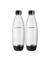 sodastream 1 Litrowe butelki Fuse - Czarne Dwupak do zmywarki - nr 1