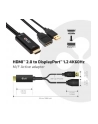 club 3d Adapter Club3D CAC-1331 (HDMI to DisplayPort Cable Adapter 4k@60HZ ompatible with Laptop  PS4/5  Xbox One  NS  Mac Mini) - nr 38