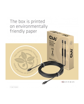 club 3d Kabel USB Club3D CAC-1535 (USB 32 Gen2 Type C to C Active Bi-directional Cable 8K60Hz M/M 5m) nr 2