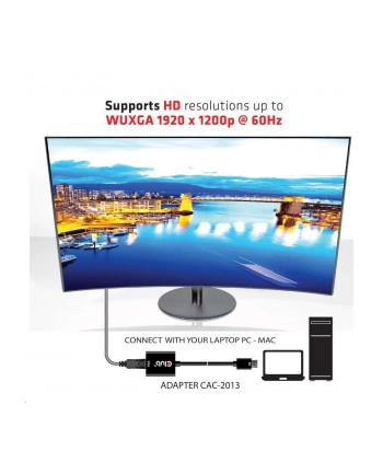 club 3d Adapter Club3D CAC-2013 (DisplayPort™ to VGA) nr 2