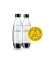 sodastream 1 Litrowe butelki Fuse - Czarne Dwupak do zmywarki - nr 1