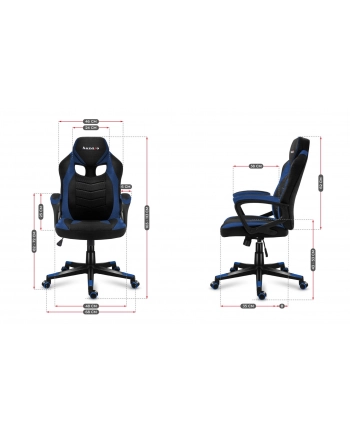 huzaro Fotel gamingowy HZ-Force 25 Blue Mesh nr 2
