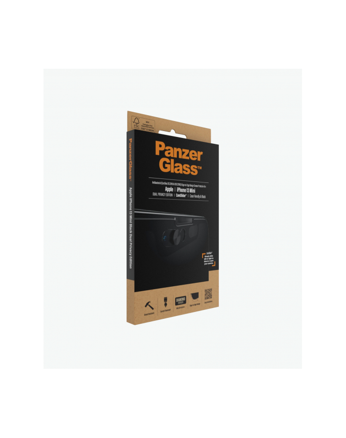 PANZERGLASS SZKŁO HARTOWANE IPHONE 13 MINI ANTYBAKTERYJNE CAMSLID-ER CASE FRIENDLY PRV P2747 główny