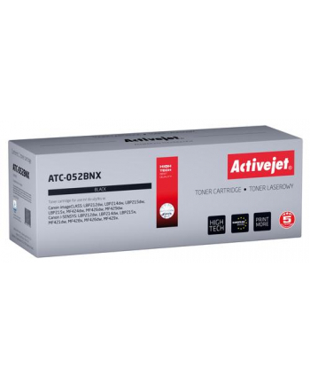 Toner Activejet ATC-052BNX (zamiennik Canon 052BK XL; Supreme; 9200 stron; czarny)