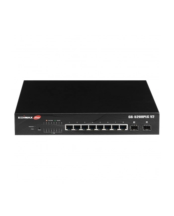 Switch EDIMAX GS-5208PLG V2  (8-Port Gigabit PoE+ Web Smart  2x SFP)