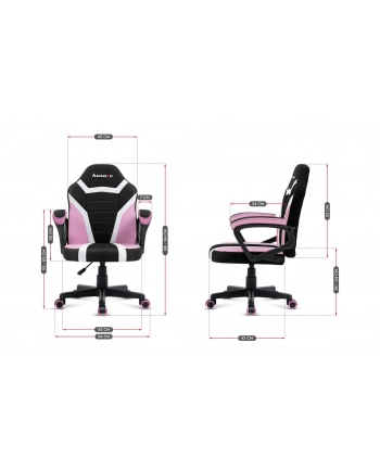 huzaro Fotel gamingowy dla dziecka HZ-Ranger 10 pink mesh nr 1