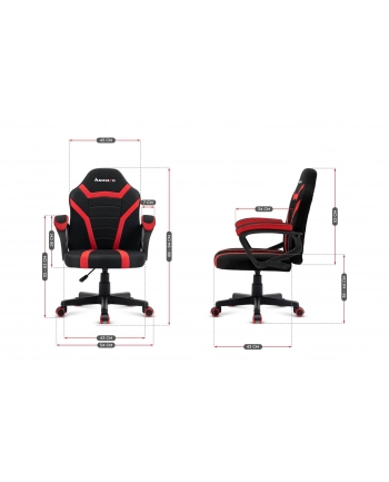 huzaro Fotel gamingowy dla dziecka HZ-Ranger 10 red mesh nr 1