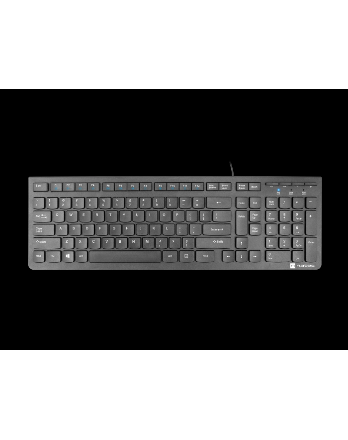 NATEC KLAWIATURA DISCUS 2 US SLIM CZARNA NKL-1829 główny