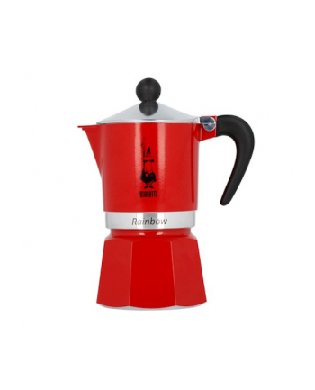 Bialetti kawiarka Rainbow 6tz czerwona