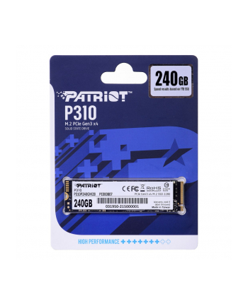 patriot memory SSD Patriot Viper P310 M2 PCI-Ex4 NVMe 240GB