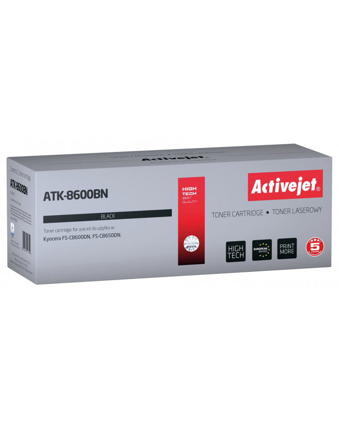 Toner Activejet ATK-8600BN (zamiennik Kyocera TK-8600K; Supreme; 30000 stron; czarny) główny