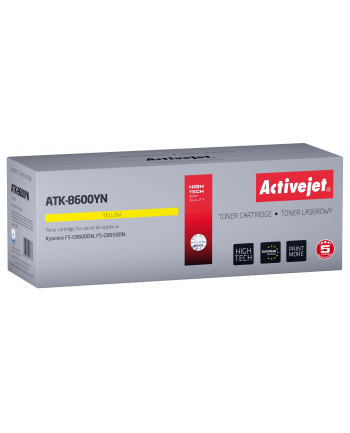 Toner Activejet ATK-8600YN (zamiennik Kyocera TK-8600Y; Supreme; 20000 stron; żółty)