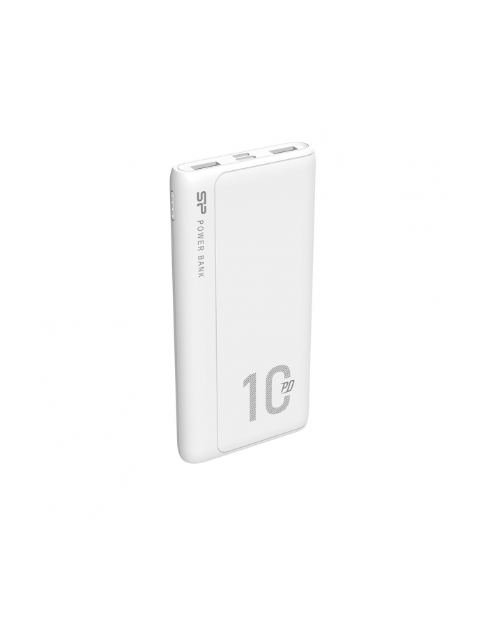 Powerbank Silicon Power QP15 10000mAh QC30+PD 2xUSB A  1x mUSB + 1x USB C  biały główny