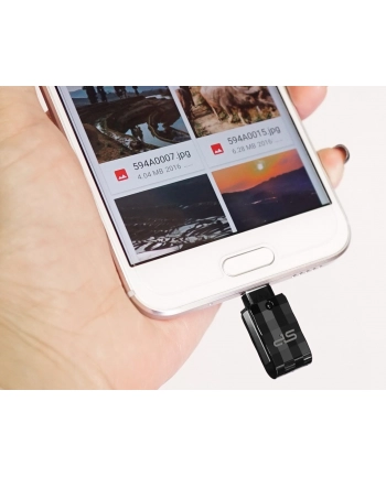 Pendrive Silicon Power Mobile C31 32GB USB 32 Typ-A  Typ-C Czarny nr 2