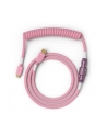 Glorious PC Gaming Race Coiled Cable Prism Pink, USB-C to USB-A Spiralcable - 1,37m, pink - nr 8
