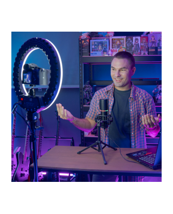 Mikofon Streamplify MIC RGB Tripod Streaming USB Black