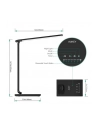 aukey LT-T10 Black lampa biurkowa LED dotykowa | 12W | 3000-6500K | 7 poziomów ściemniania | 5 trybów świecenia - nr 2