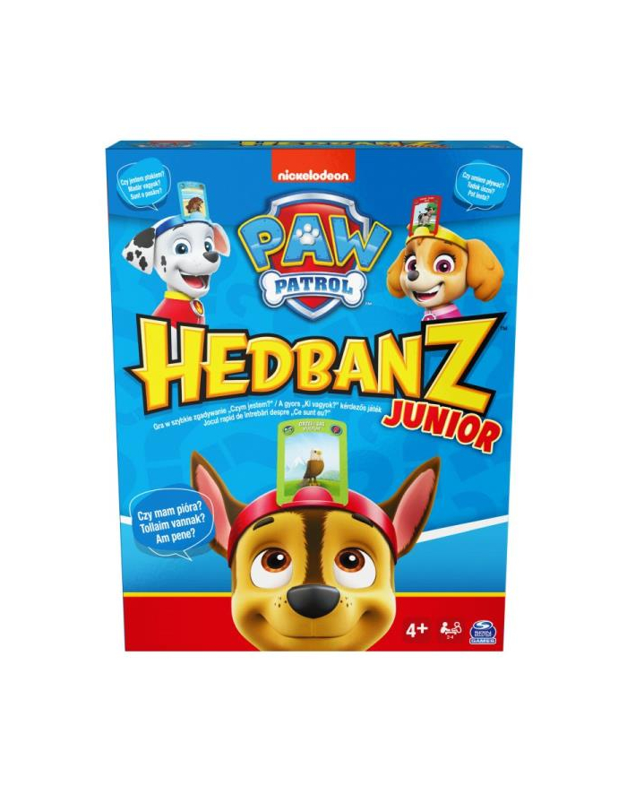 Hedbanz Kim jestem? Junior PAW PATROL Psi Patrol gra towarzyska 6062546 p5 Spin Master główny