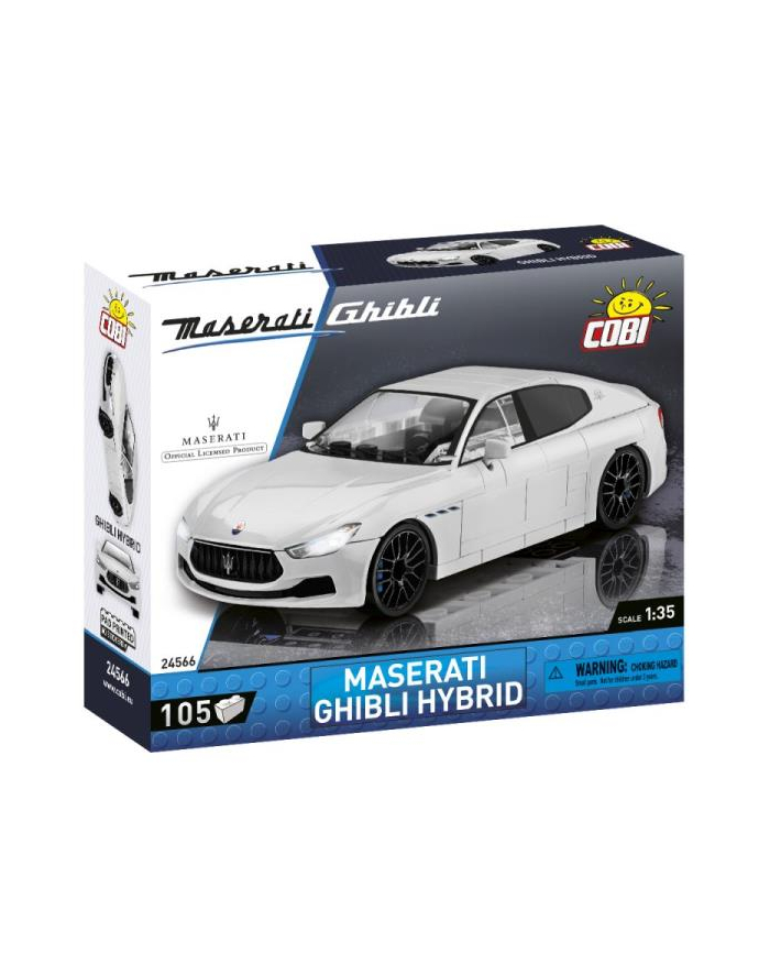 COBI 24566 Cars Maserati Ghibli Hybrid 105 klocków p6 główny