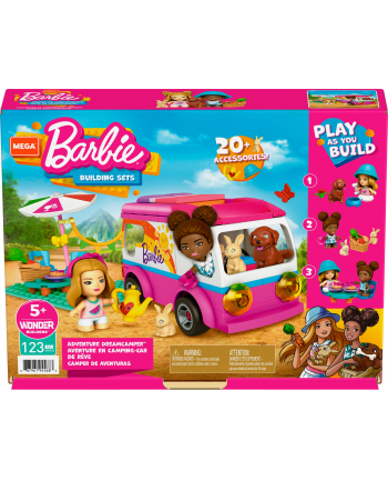 MEGA BLOKS Barbie Wymarzony kamper GWR35 p2 MATTEL