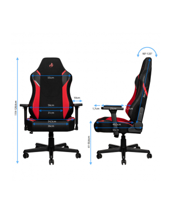 Gaming chair Nitro Concepts X1000 Black/Red