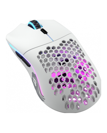 Glorious PC Gaming Mouse Race Model O- RGB Optikai Wireless Matt White