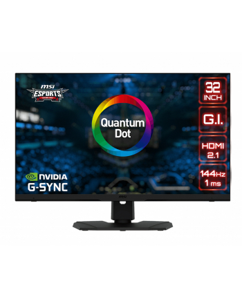 MSI Optix MPG321UR QD 32inch IPS UHD 144HZ 1ms 400cd/m2 HDMI2.1x2 DP HUB USB