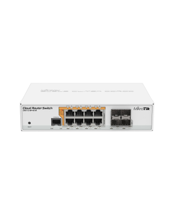 Przełącznik 8xGbE 4 xSFP PoE CRS112-8P-4S-IN