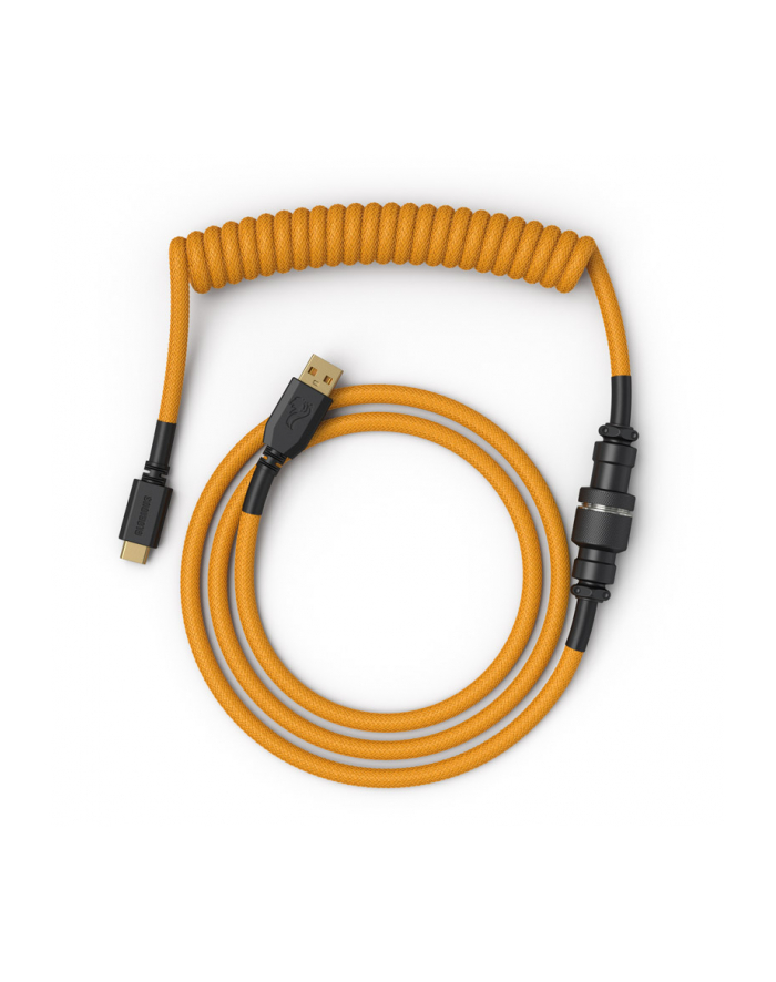 Glorious PC Gaming Race Coiled Cable Glorious Gold, USB-C to USB-A Spiralcable - 1,37m, gold główny