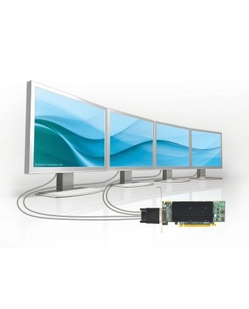 Karta Graficzna Matrox M9140 512MB 4xDVI PCI-Express x16 low profile nr 2