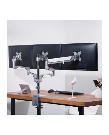 LOGILINK BP0090 Potrójny uchwyt do monitorów 17-27inch sprężyna gazowa nr 2