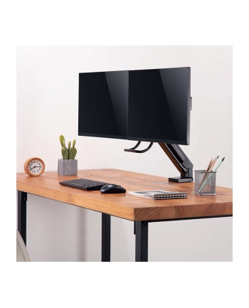 LOGILINK BP0102 Podwójny uchwyt do monitora 17–27inch proste ' zakrzywione ekrany nr 2