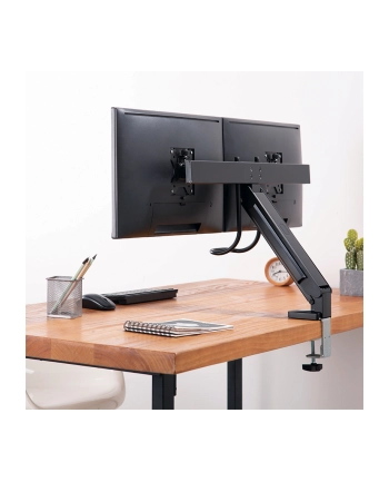 LOGILINK BP0102 Podwójny uchwyt do monitora 17–27inch proste ' zakrzywione ekrany nr 1