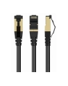 GEMBIRD PP8-LSZHCU-BK-0.5M S/FTP Cat. 8 LSZH patch cord Kolor: CZARNY 0.5m - nr 1