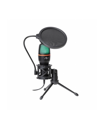 ART CAPACITIVE STANDING MICROPHONE WITH MEMBRANE AC-02 TRIPLE USB LED nr 2