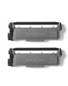BROTHER TN2320 TWIN-pack Kolor: CZARNY toners BK 2600pages/cartridge - nr 21