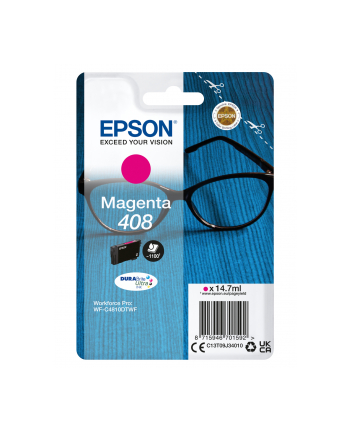 EPSON Singlepack Magenta 408 DURABrite Ultra Ink