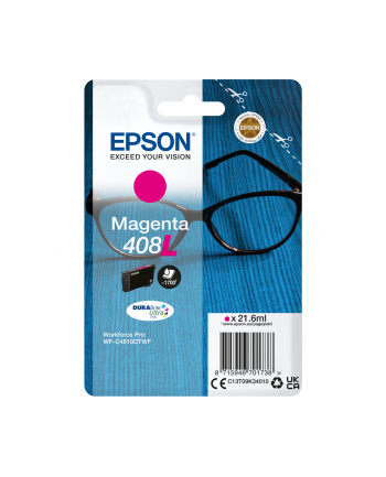 EPSON Singlepack Magenta 408XL DURABrite Ultra Ink