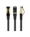 GEMBIRD PP8-LSZHCU-BK-5M S/FTP Kat. 8 LSZH patchcord czarny 5m - nr 1
