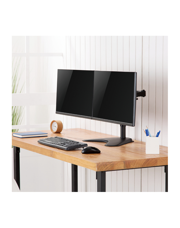 LOGILINK BP0099 Stojak na dwa monitory 17–32inch stal długość ramienia: każde 390mm główny