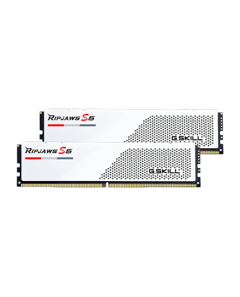 G.SKILL Ripjaws S5 DDR5 32GB 2x16GB 5200MHz CL36 1.2V XMP 3.0 Kolor: BIAŁY