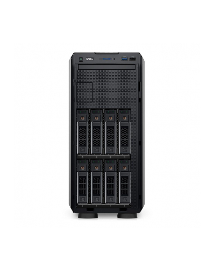 dell technologies D-ELL PE T350 8x3.5 HP Xeon E-2314 16GB 1x2TB Bezel Broadcom 5720 Dual Port DVD RW PERC H355 iDRAC9 Express 15G Redundant 600W główny