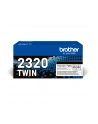 BROTHER TN2320 TWIN-pack Kolor: CZARNY toners BK 2600pages/cartridge - nr 12