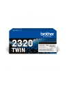 BROTHER TN2320 TWIN-pack Kolor: CZARNY toners BK 2600pages/cartridge - nr 3